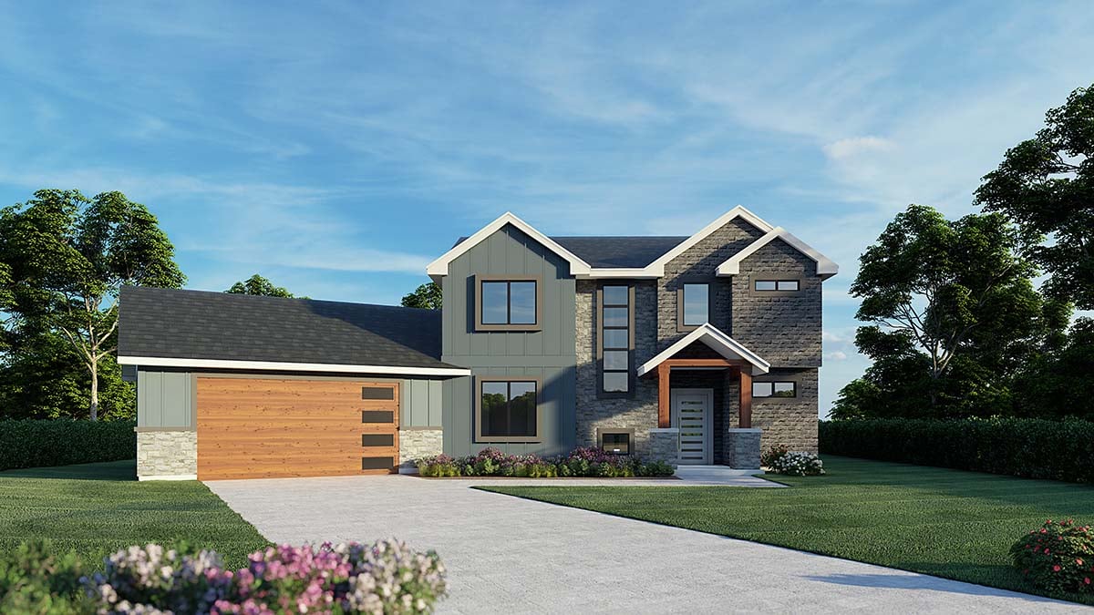 House Plan 63582 Elevation