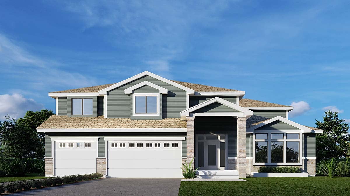 House Plan 63583 Elevation