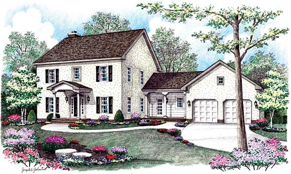 House Plan 64400 Elevation