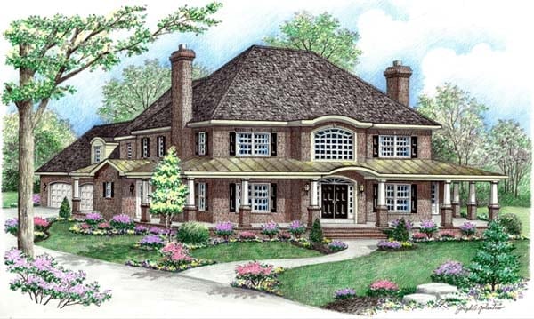 House Plan 64415 Elevation