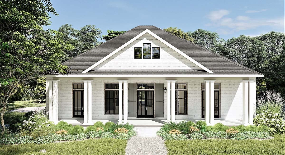 House Plan 64599 Elevation
