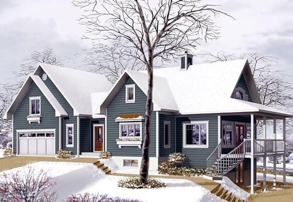 House Plan 64809 Elevation