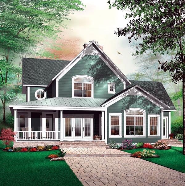 House Plan 64812 Elevation