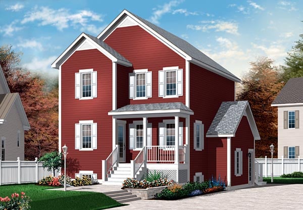 House Plan 64853 Elevation