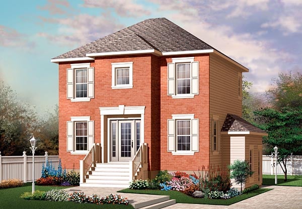 House Plan 64861 Elevation