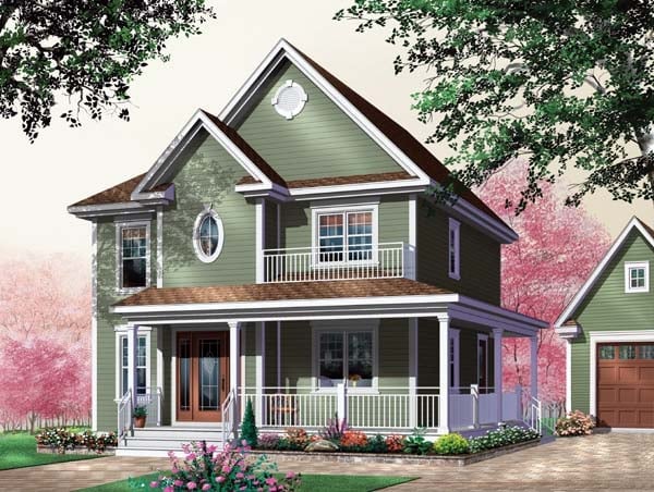 House Plan 64942 Elevation