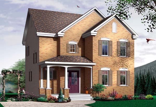 House Plan 64945 Elevation