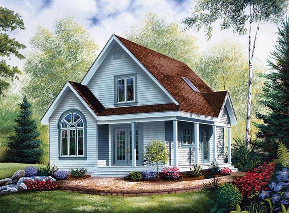 House Plan 64983 Elevation