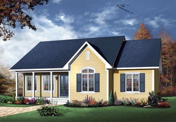 House Plan 65006 Elevation