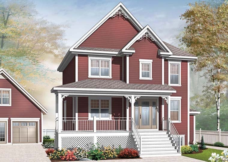 Country House Plan 65160 with 4 Bed, 3 Bath Elevation