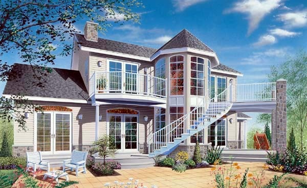 House Plan 65225 Elevation