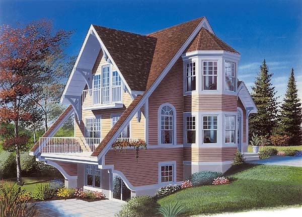 House Plan 65284 Elevation