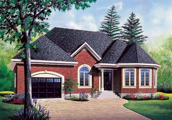 House Plan 65374 Elevation