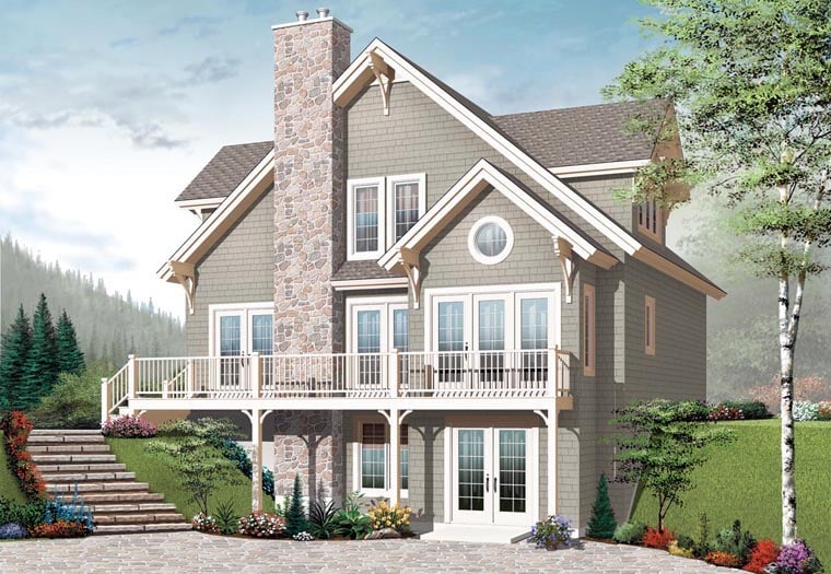 Plan 65389 | Craftsman Style with 3 Bed, 2 Bath