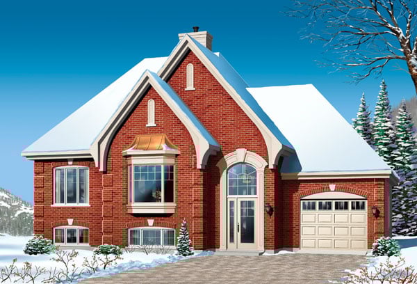 House Plan 65414 Elevation
