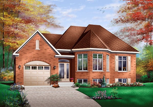 House Plan 65415 Elevation