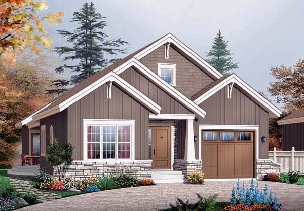 House Plan 65435 Elevation