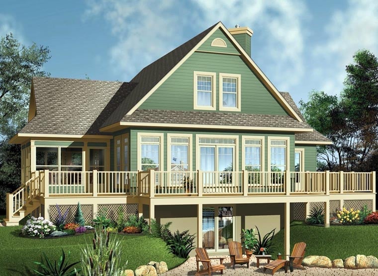 House Plan 65494 Elevation