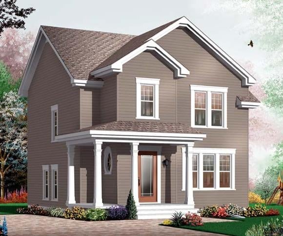 House Plan 65505 Elevation