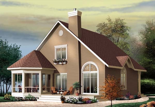 House Plan 65518 Elevation