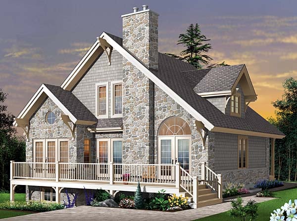 House Plan 65519 Elevation