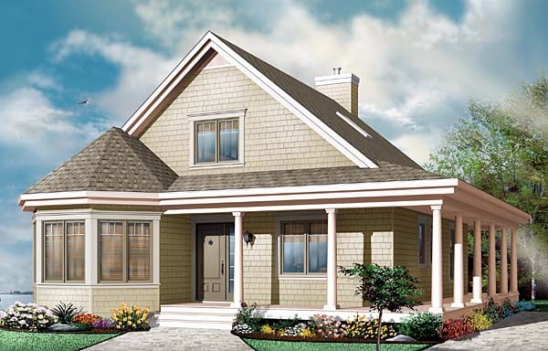 House Plan 65554 Elevation