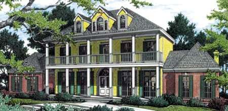 House Plan 65615 Elevation