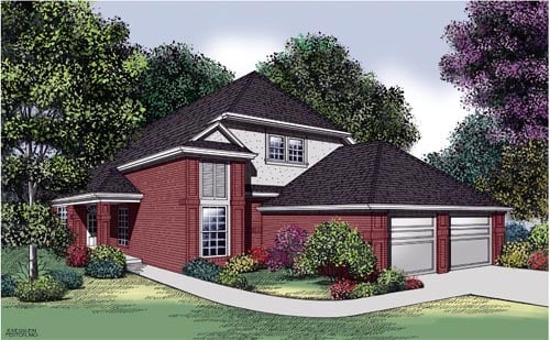 House Plan 65701 Elevation
