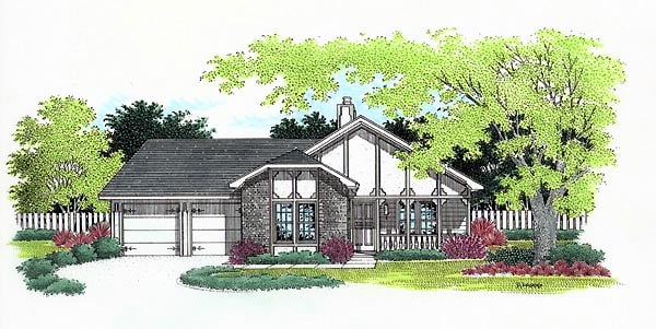 House Plan 65747 Elevation