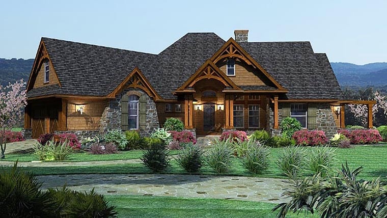 Tuscan House Plan 65862 With 3 Bed, Tuscany Style House Plans