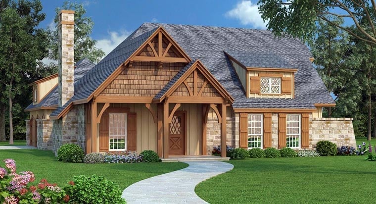 House Plan 65979 Elevation