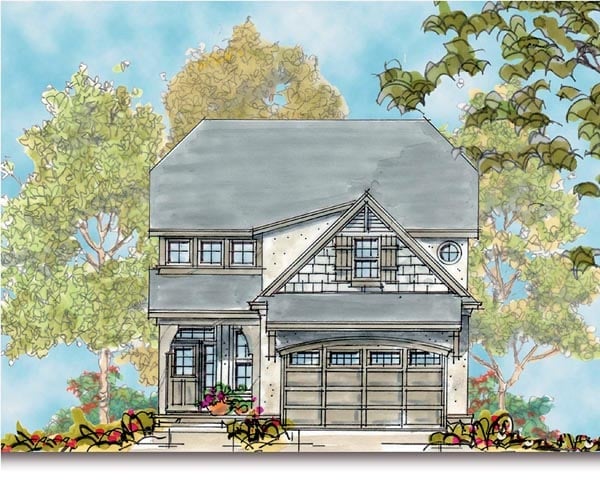 House Plan 66422 Elevation