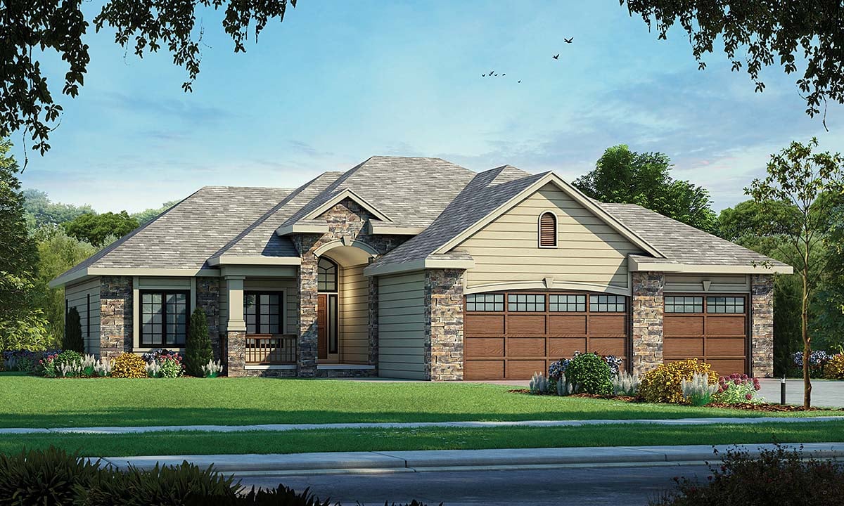 House Plan 66597 Elevation