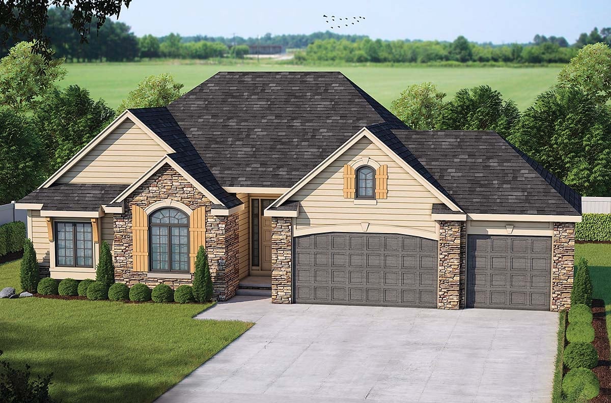 House Plan 66600 Elevation