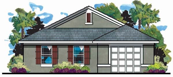 House Plan 66801 Elevation