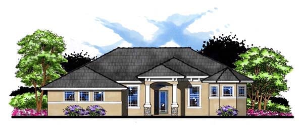 House Plan 66884 Elevation