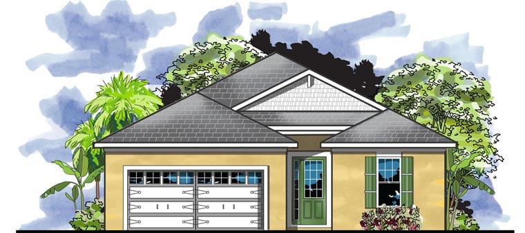 House Plan 66915 Elevation