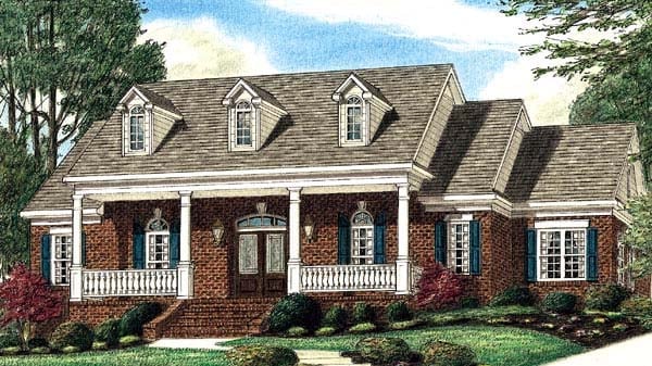 House Plan 67118 Elevation