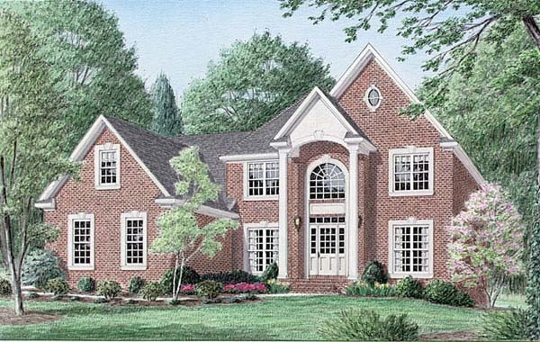 House Plan 67121 Elevation
