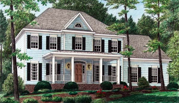 House Plan 67123 Elevation