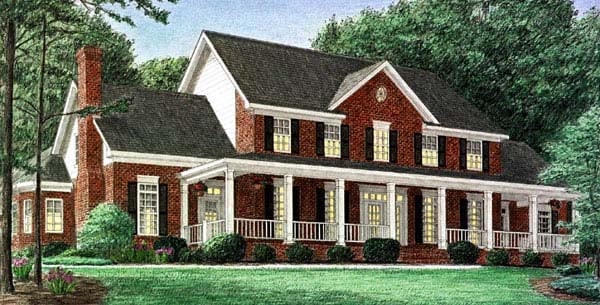 House Plan 67126 Elevation