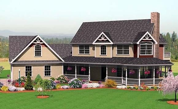 House Plan 67272 Elevation