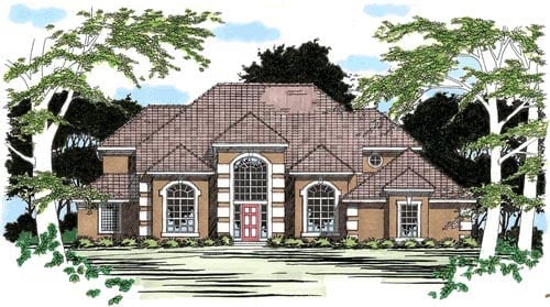 House Plan 67418 Elevation