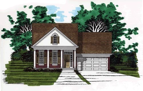 House Plan 67623 Elevation