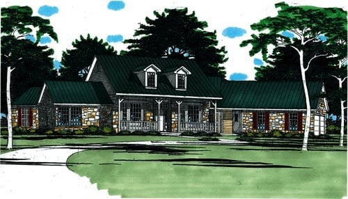 House Plan 67735 Elevation