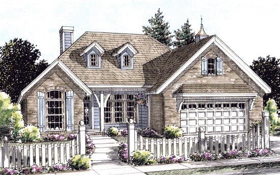 House Plan 67885 Elevation
