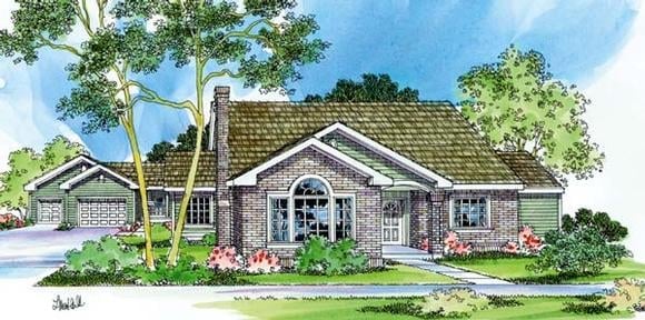 House Plan 69463 Elevation