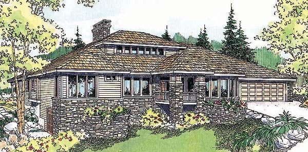 House Plan 69745 Elevation