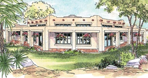 House Plan 69773 Elevation