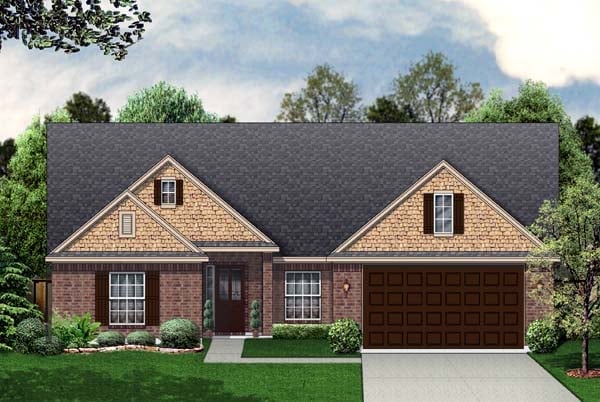 House Plan 69916 Elevation